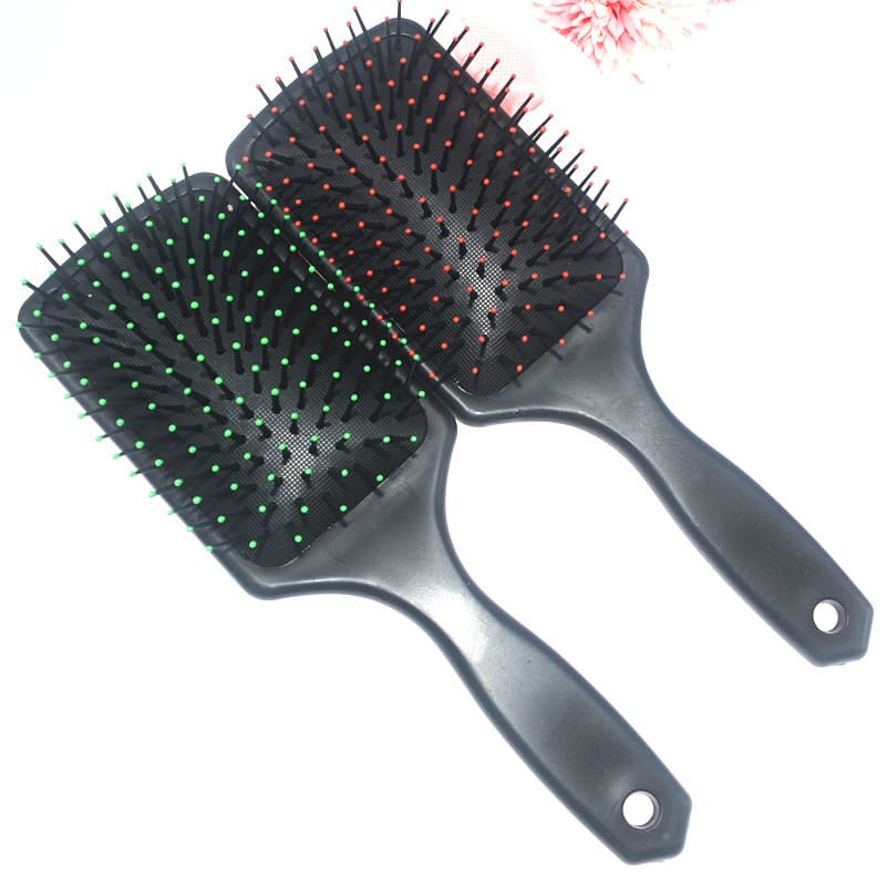 Spot 8586 curly hair massage smoothing comb fluffy large board comb plastic comb black air bag comb scalp massage comb