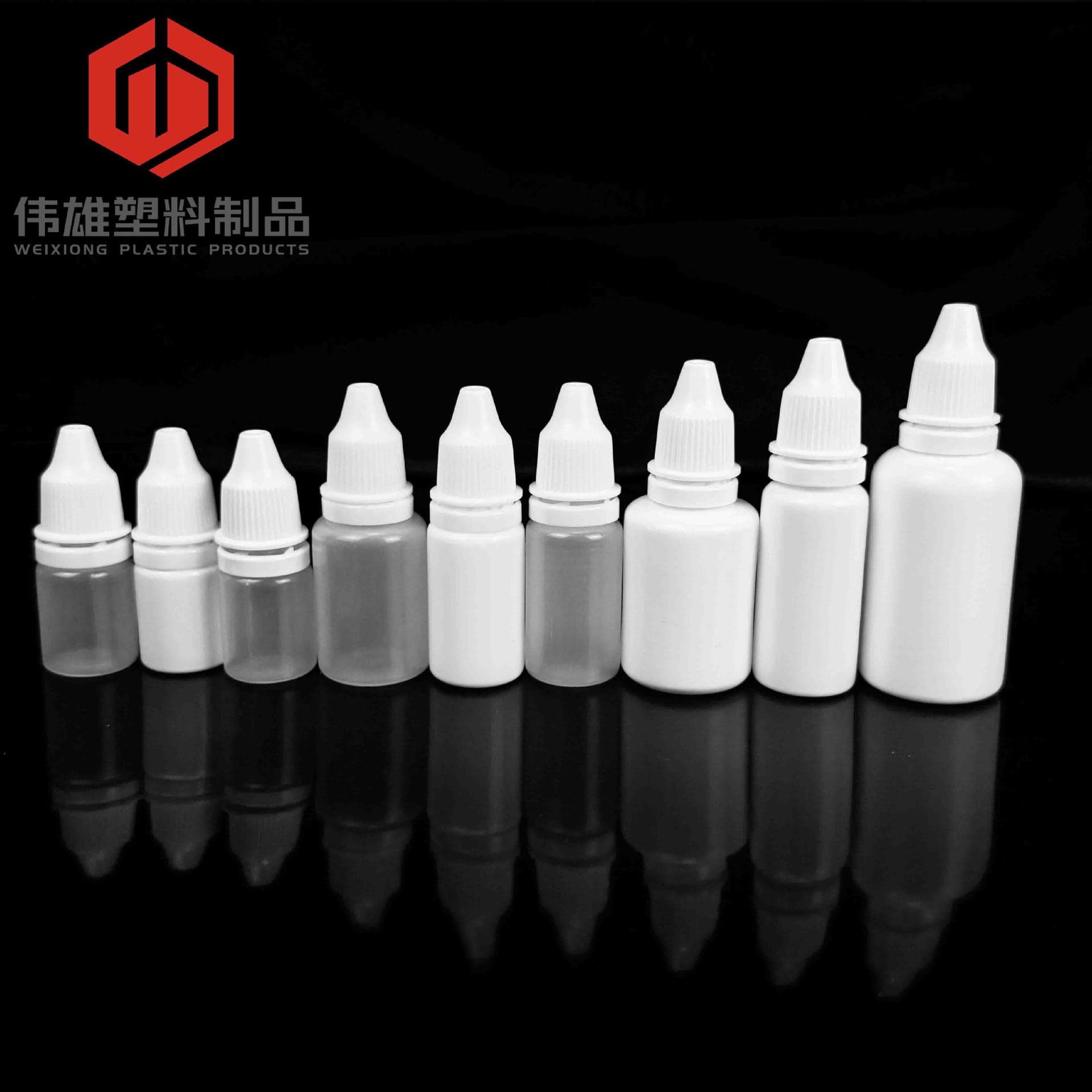 Wholesale 2ml 5ml 10ml 15ml 20ml eye drop bottles, medicinal dropper bottles, small plastic dropper containers