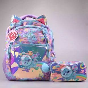 Australian Smiggle Backpack Cartoon Large Capacity Double Shoulder for Kids Outdoor Casual Bag Student Pencil Case