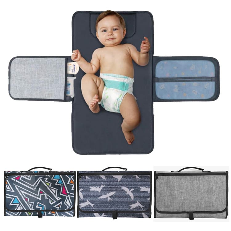 Cross-border Bestseller Portable Baby Changing Mat Diaper Pad Stroller Multifunctional Changing Pad