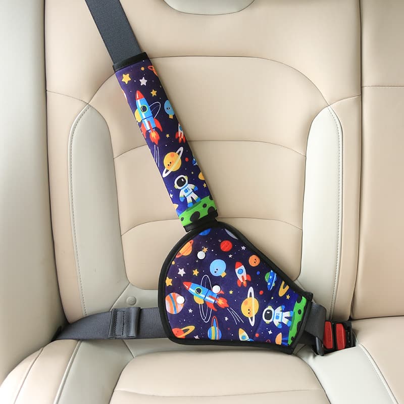 Cross-border popular temu Xiyin Amazon car seat belt shoulder protector two-piece set rear child protection cover