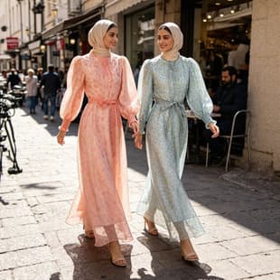New Cross-Border Factory Direct Turkey Pakistan Women's Fashion Floral Organza Dress Gown