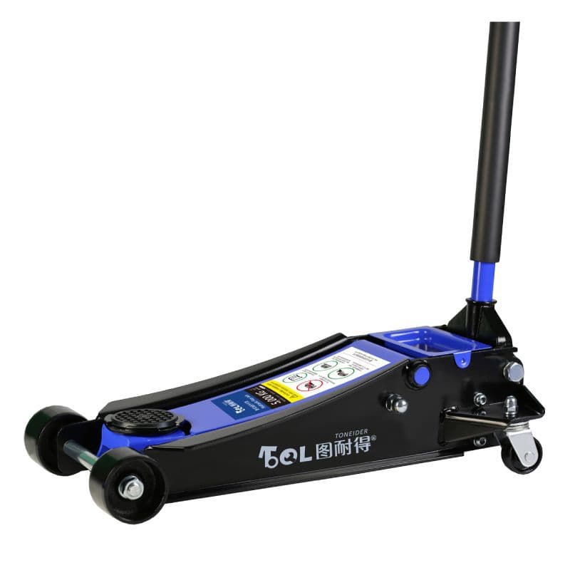 5 Ton Dual Pump Horizontal Hydraulic Jack for Auto Shops, Heavy-Duty Tire Change for Cars, SUVs
