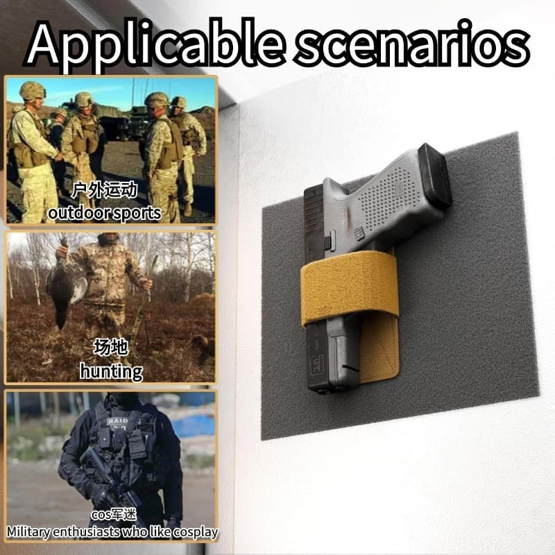 Cross-border Outdoor Military Fast-Draw Holster Multifunctional Polyester Tactical Gun Holster Wear-resistant Pistol Holster Tactical Bag Wholesale