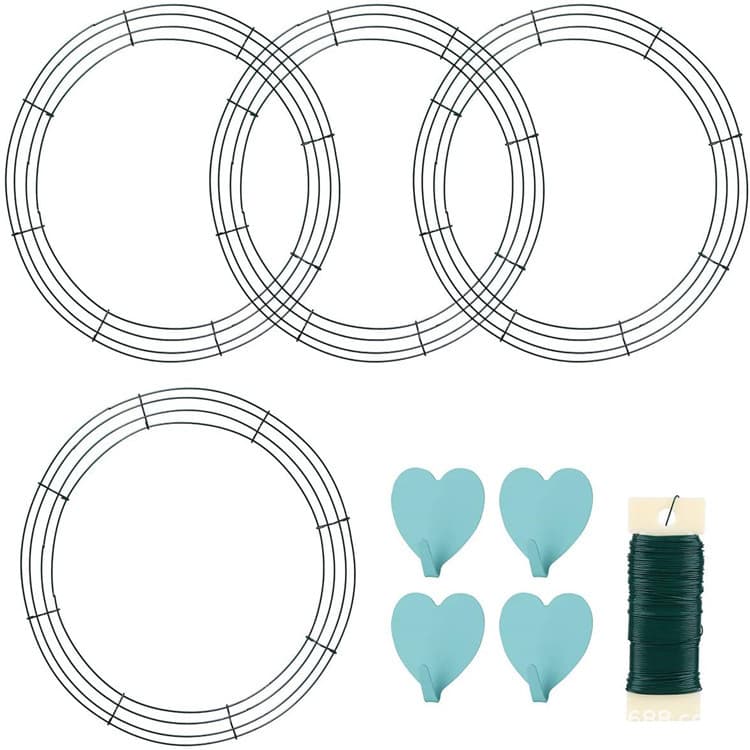 Christmas Decoration Wreath Festive Atmosphere DIY Wreath Base 12-inch