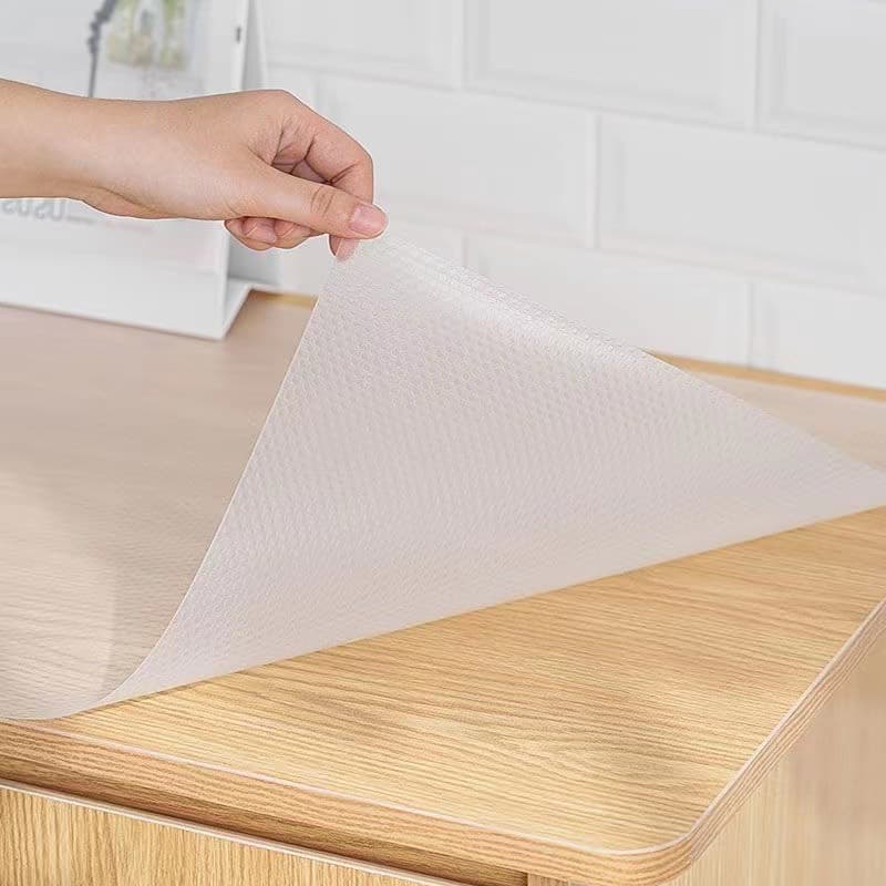 Transparent Waterproof Drawer Liner Cabinet Mat Paper Moisture-Proof for Kitchen, Shoe Cabinet, Wardrobe, and Cupboard Sticker