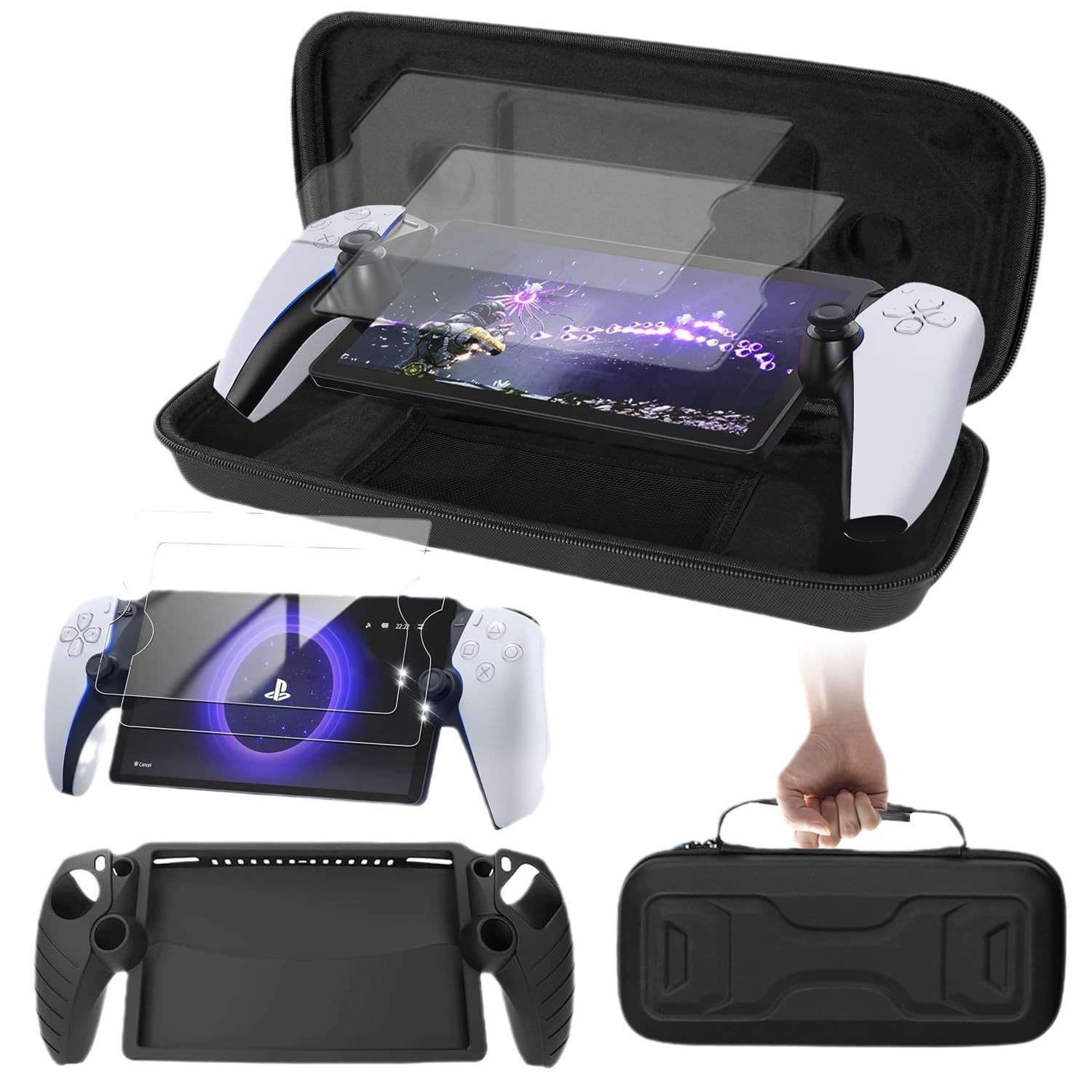 Protective Case for PlayStation Portal, PS5 Streaming Handheld Storage Bag, PS5 Portal Console