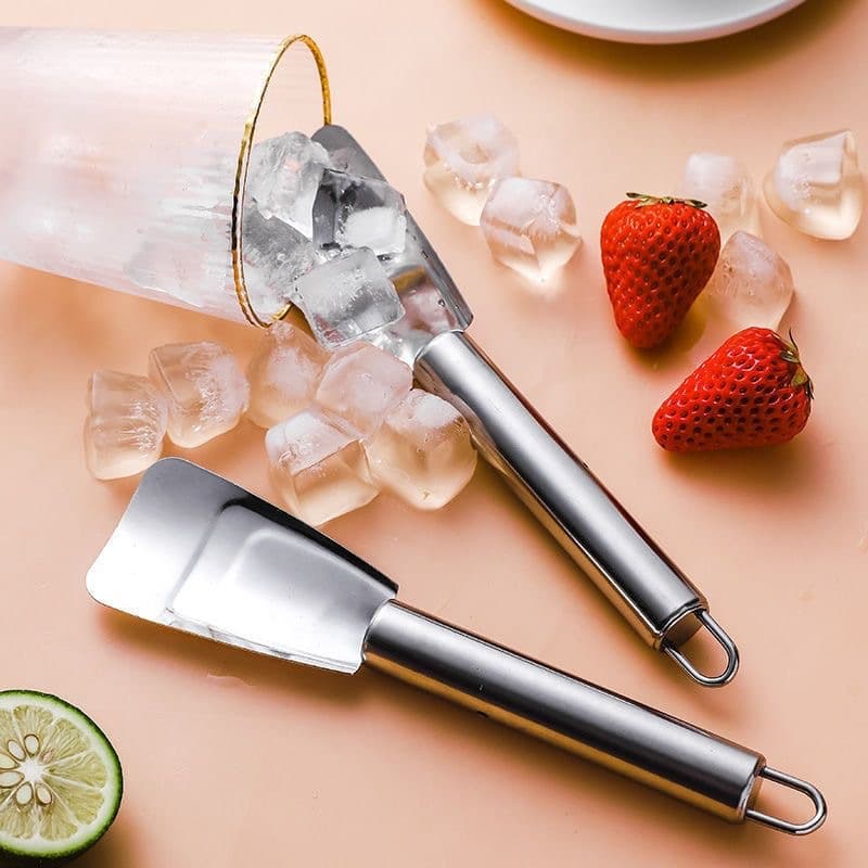 Extra Thick Stainless Steel Ice Scraper for Home Use, Specialized Odor and Ice Removal Tool, Snow Scraper for Refrigerator and Freezer