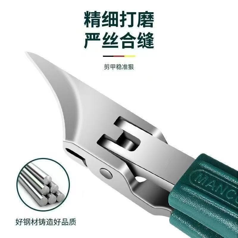 In Stock Falcon Beak Slanted Nail Clippers Large Opening Stainless Steel Ingrown Toenail Nail Clipper Household Nail Scissors Wholesale