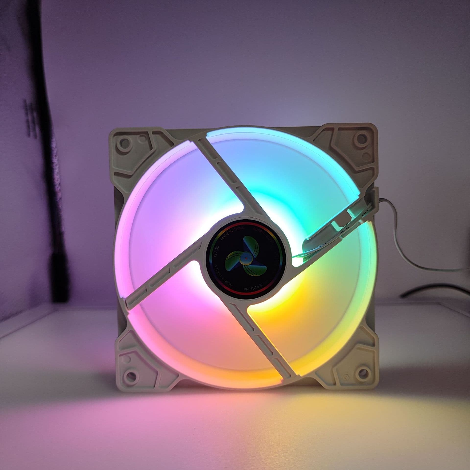 Phantom chassis fan large 4pin air-cooled 12cm silent desktop computer 12025 cooling silent fan