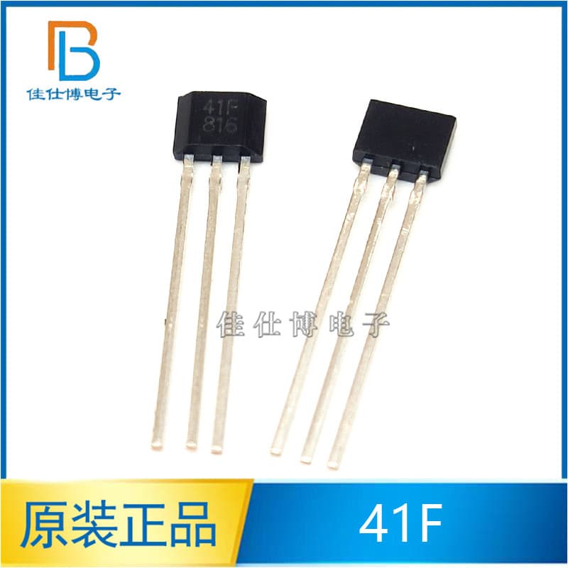 Brand new SS41F TO-92S silk screen 41F board interface bipolar Hall magnetic sensor original and authentic