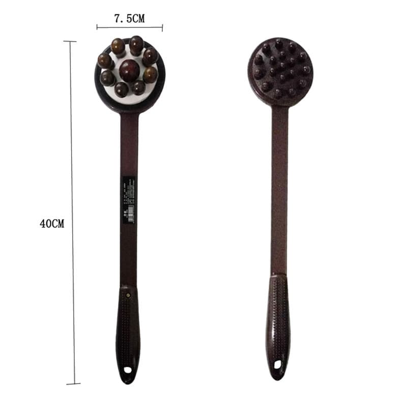 Health Wooden Massage Hammer Back Pain Relief Manual Therapy Hammer Body Massage Stick Acupuncture Points Handheld Back Knocking