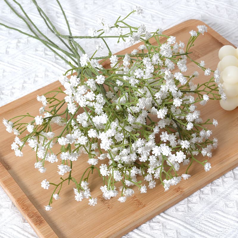 Soft Plastic Artificial Lush Full Sky Star Flowers Handheld Wedding Decorations Fake Flowers Plastic Simulation Star Flowers