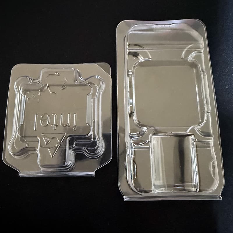 Intel AMD plastic box CPU box CPU plastic shell CPU protection box thickened quality blister packaging