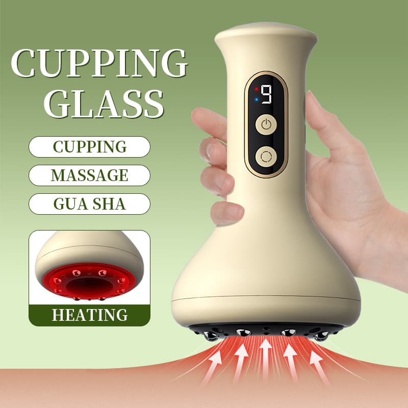 Vacuum cupping device, household electric heating, breathing scraping instrument, meridian dredging massager, suction cupping machine