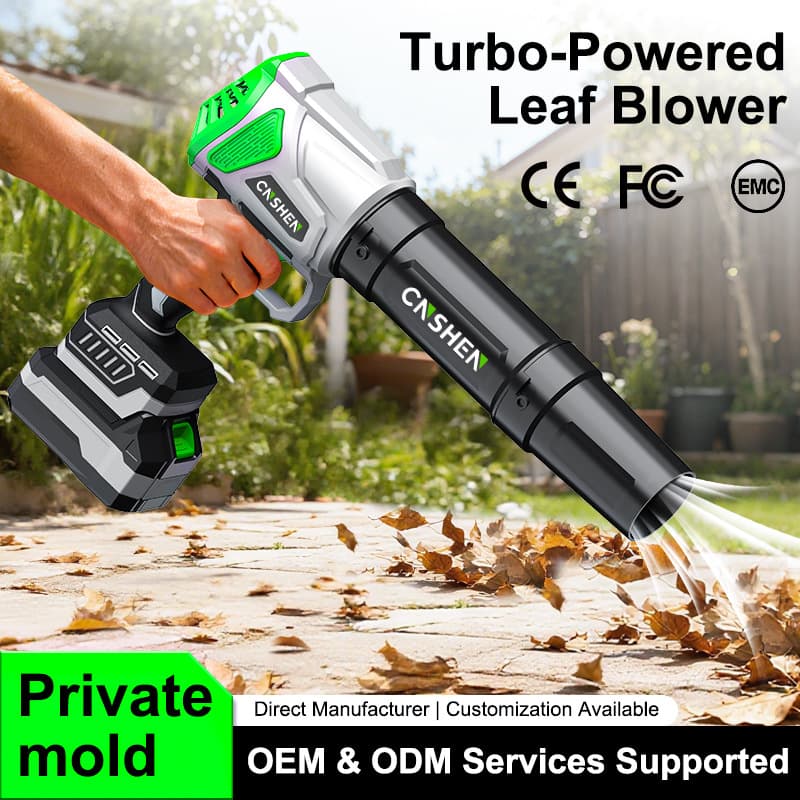 Custom Cross-Border Blower Small Brushless High-Power Lithium Battery Turbo Fan Handheld Dust Blower Snow Blower Leaf Blower