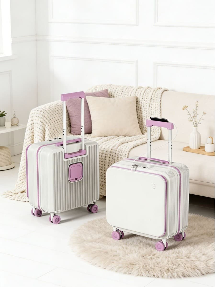 New Deep Warehouse Multifunctional Side-Opening Luggage Small 18-Inch Trolley Case Business Convenient Travel Password Suitcase 20