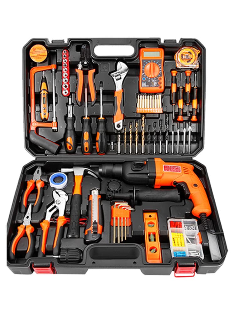 Cross-border Multi-function Manual Household Woodworking Tool Kit Electric Tool Wholesale Gift Set