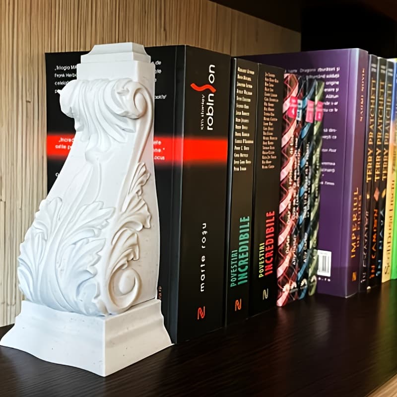 Factory Direct Simple Printed Desktop Bookend with Divider for Students