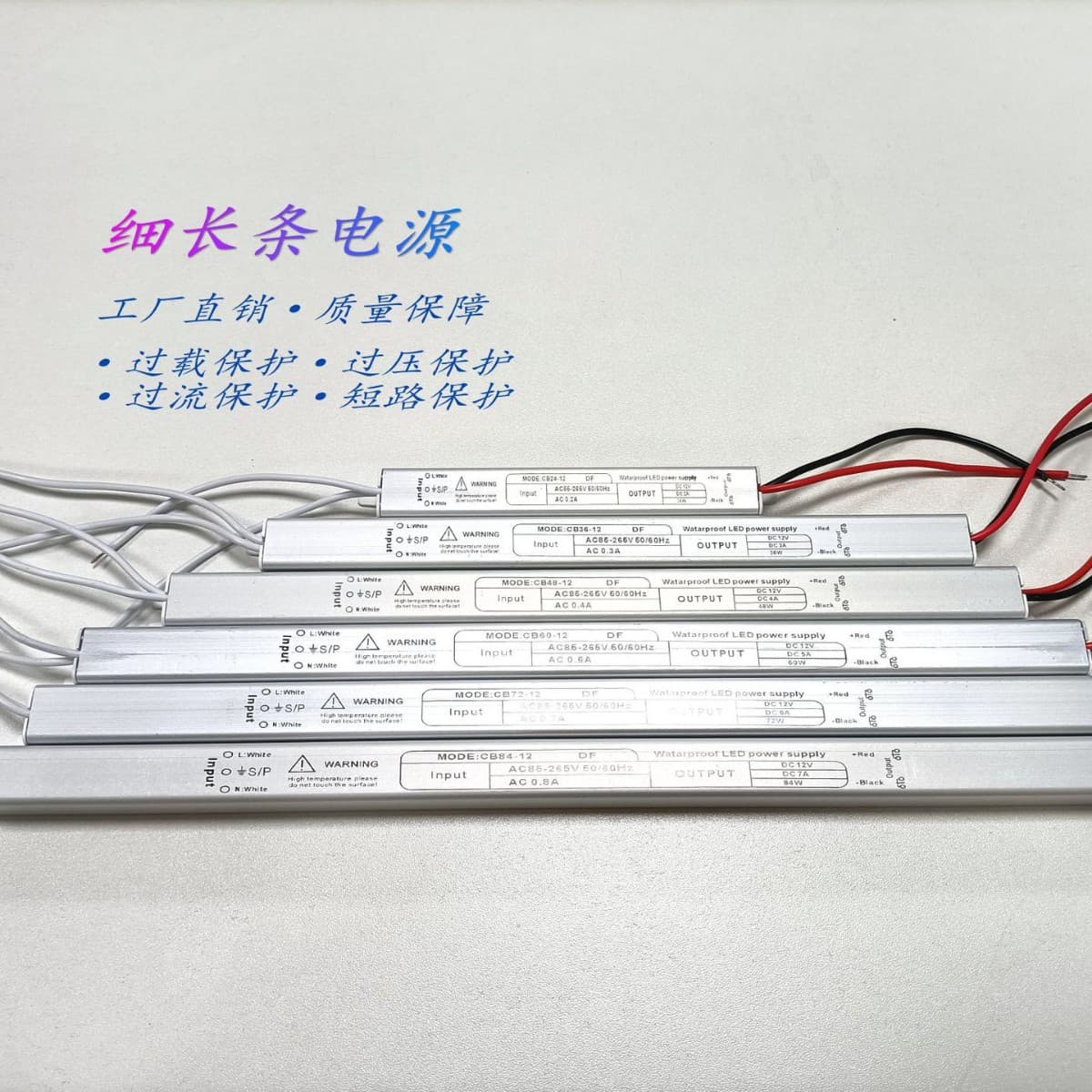 Blade DaoFeng Slim Power Supply LED Driver 120W Constant Current Built-in Light Strip Energy Efficient