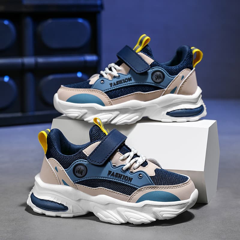 Fashionable Breathable Boys' Casual Shoes, Children's Sports Shoes Spring/Autumn 2025 New Winter Mid-Large Boys Running Shoes