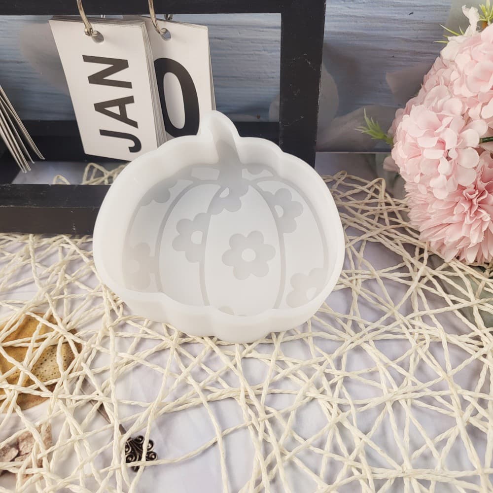 Z0124 Pumpkin Flower Aroma Diffuser Mold Crystal Epoxy Silicone Mold DIY Decorative Silicone Mold