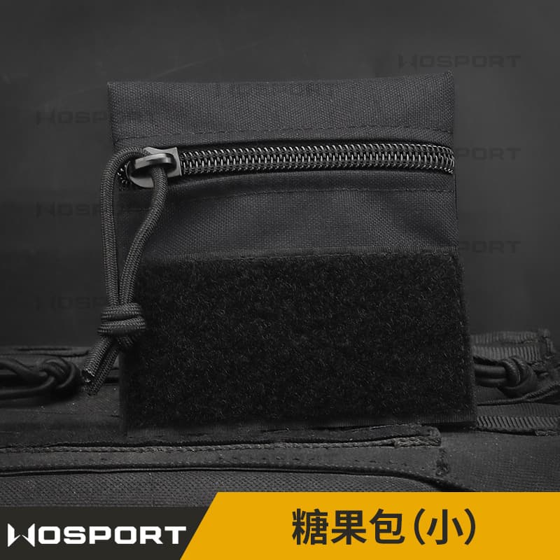 WOSPORT Factory Direct Candy Bag (Small) Hook and Loop Surface Easy-to-use Small Storage Bag Solid Color