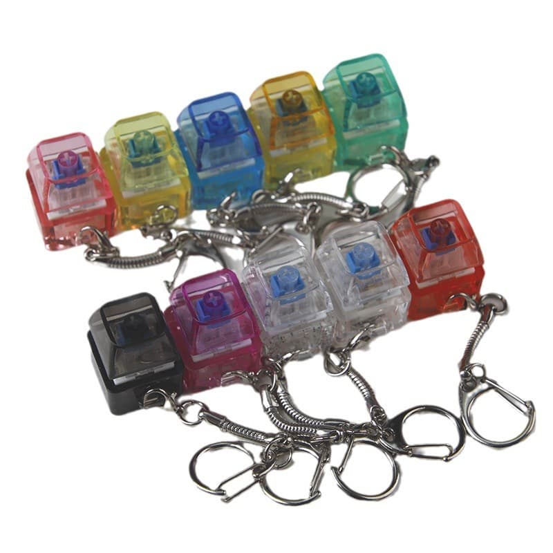 Candy Color Scheme Fully Transparent Acrylic Base PC High Transparency Material Press Tool Click Sound Crispy Switch Tester