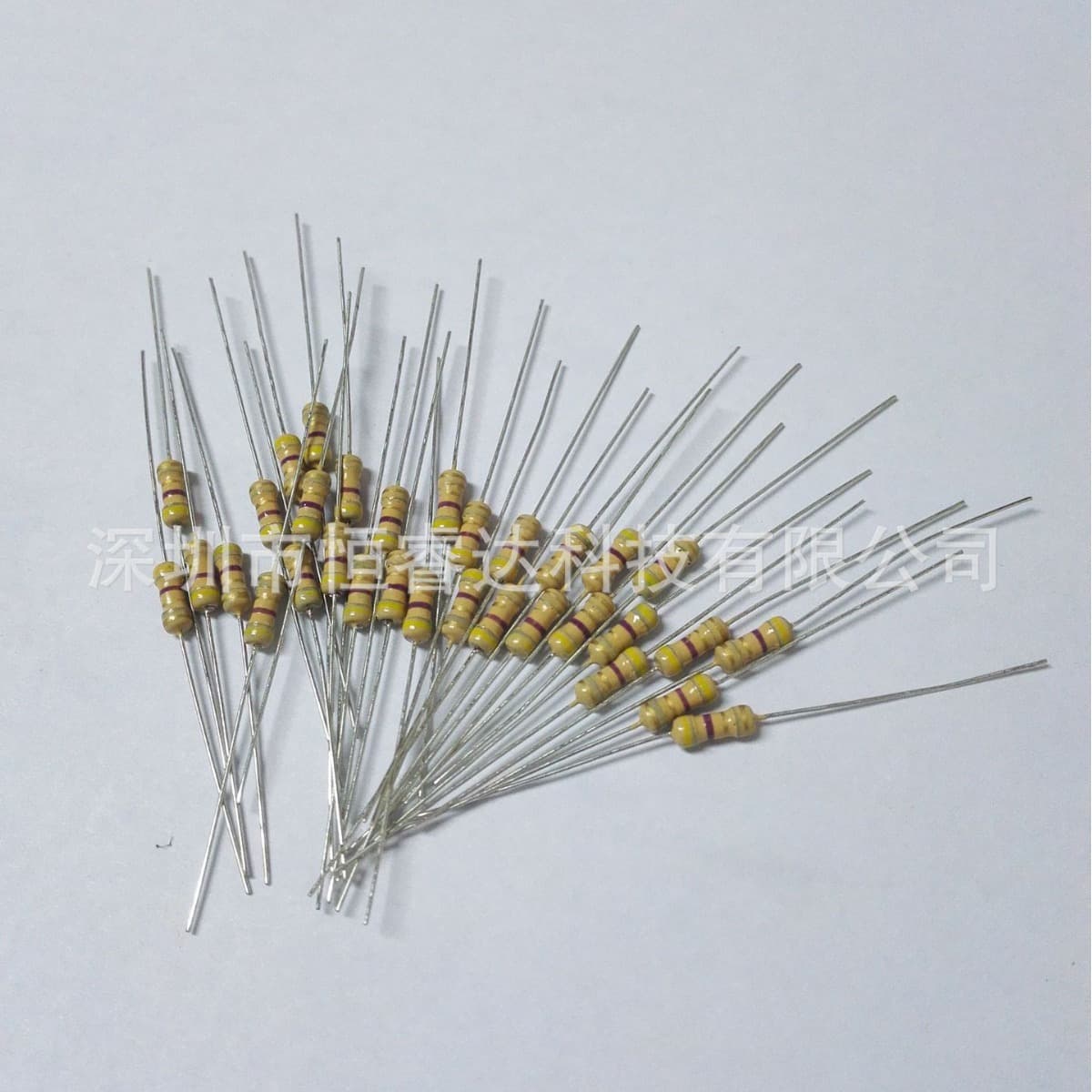 Bulk tape 5% axial lead carbon film resistor 1/4W-6R2, through-hole 0.25W-6.2ohm, 6.2 ohm