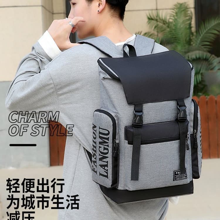Men's Outdoor Business Backpack Large Capacity Travel Backpack Women's Fashion Lightweight Computer Backpack Trendy