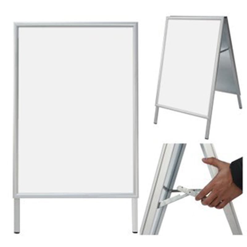 Custom Aluminum Double-Sided Display Stand Poster Frame Billboard KT Board Display Board A-Type