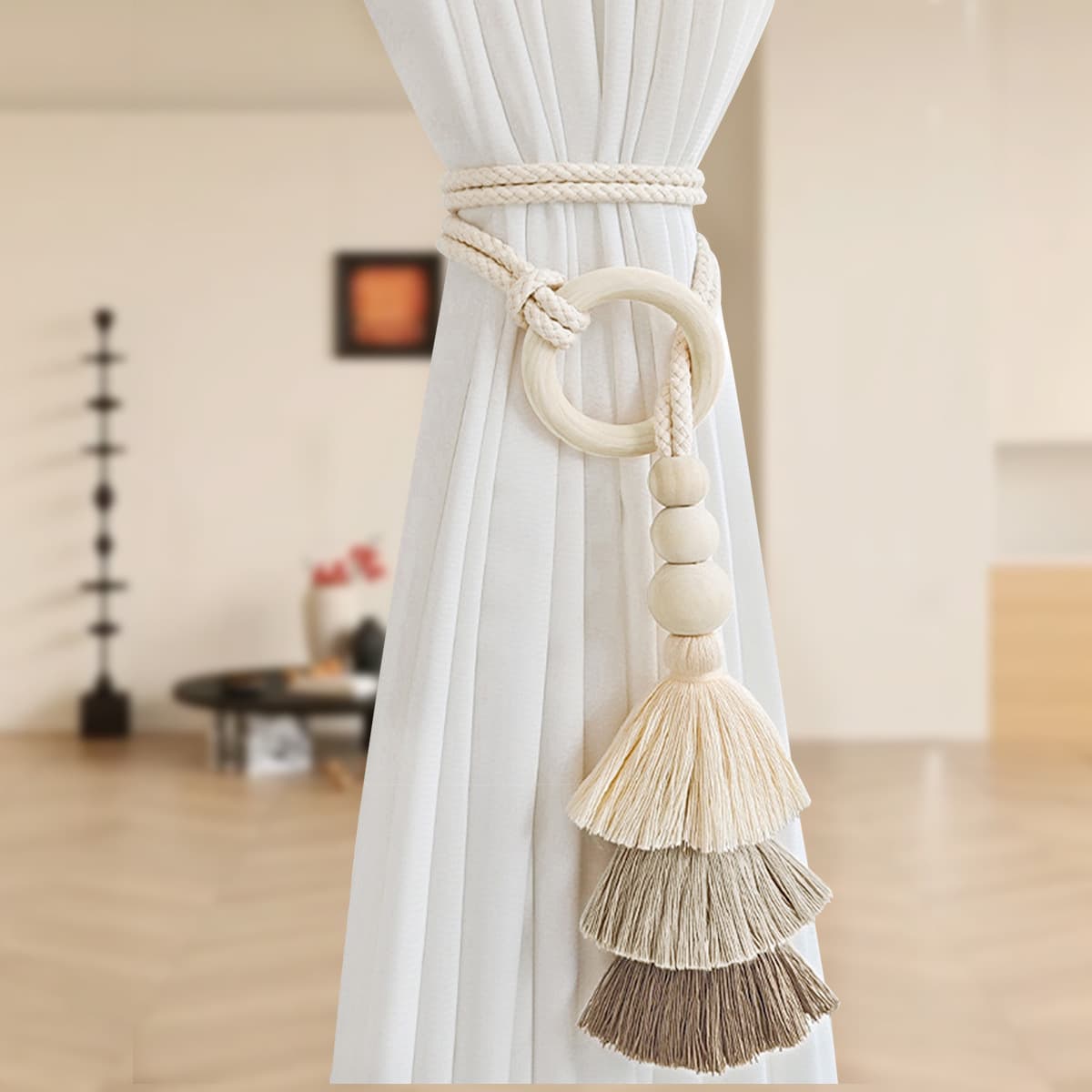 Cross-border Bohemian Tie-back Curtain Accessories Simple Curtain Tassel Decoration New Simple Home Accessories
