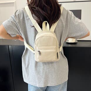 Classic Nylon Korean Style Minimalist Mini Backpack Children's Bag Women's Bag Student Bag Crossbody Bag Single Shoulder Bag