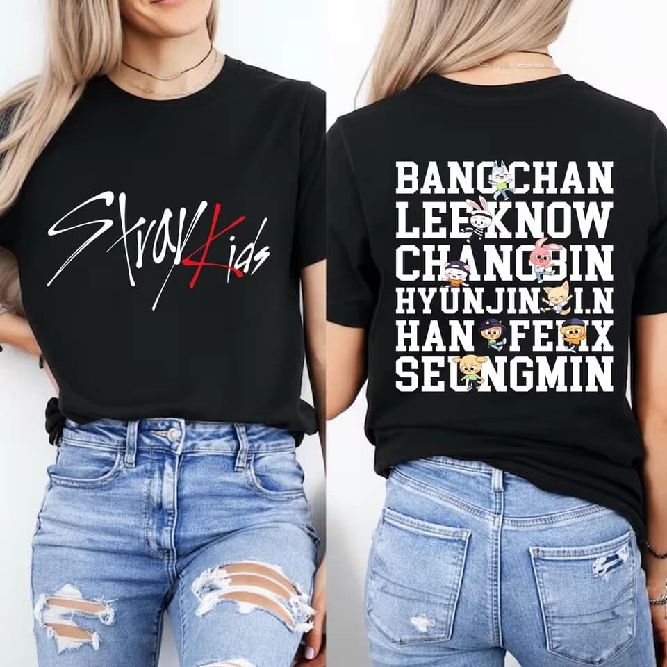 Stray Kids Sweatshirt Stray Kids Member Shirt Stray Kids Merch