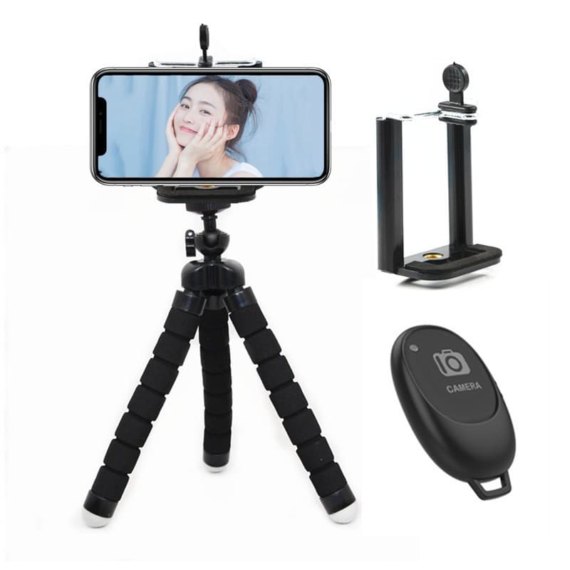 360 Flexible Mini Octopus Tripod Sponge Stand for Phone Camera DSLR Wholesale