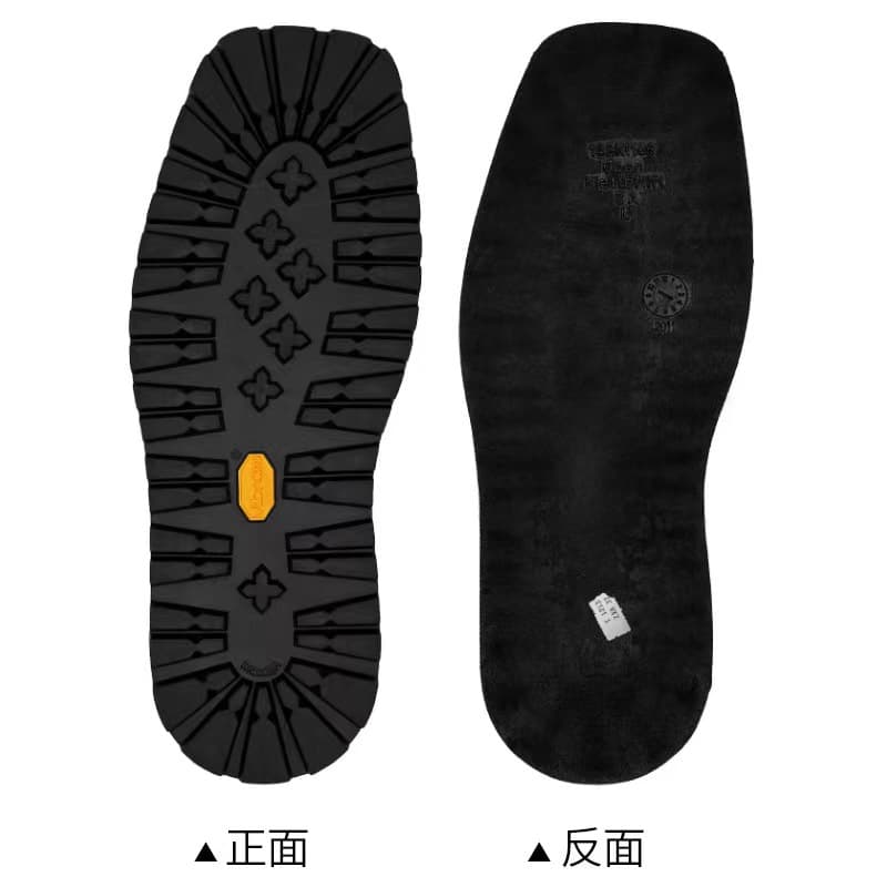 Italian quality Vibram rubber sole Goodyear RB sole cut leather outsole Weber work sole