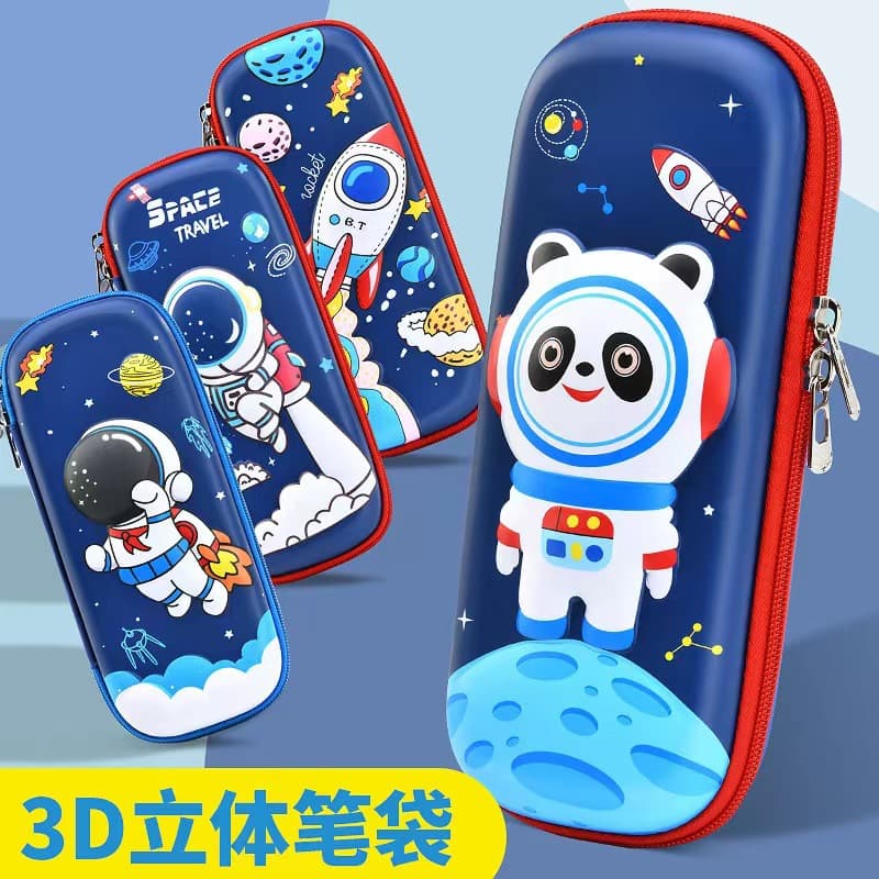 3D Cartoon Multifunctional Pencil Case, Kindergarten Gift, Children's Prize, Large Capacity Pencil Bag Wholesale