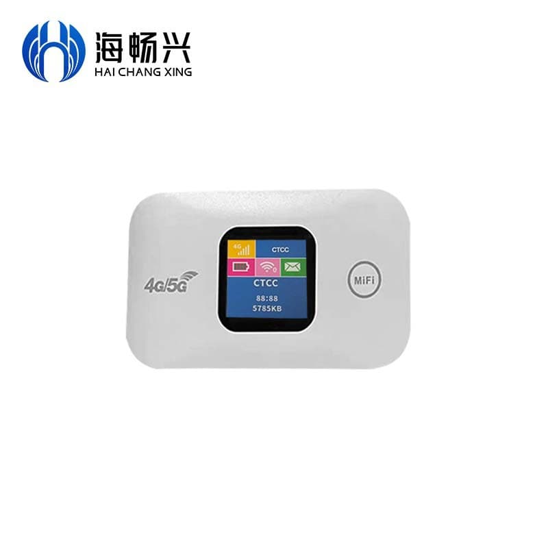 H807 Portable WiFi Wireless Router with Battery, 150M Speed, Color LED Display