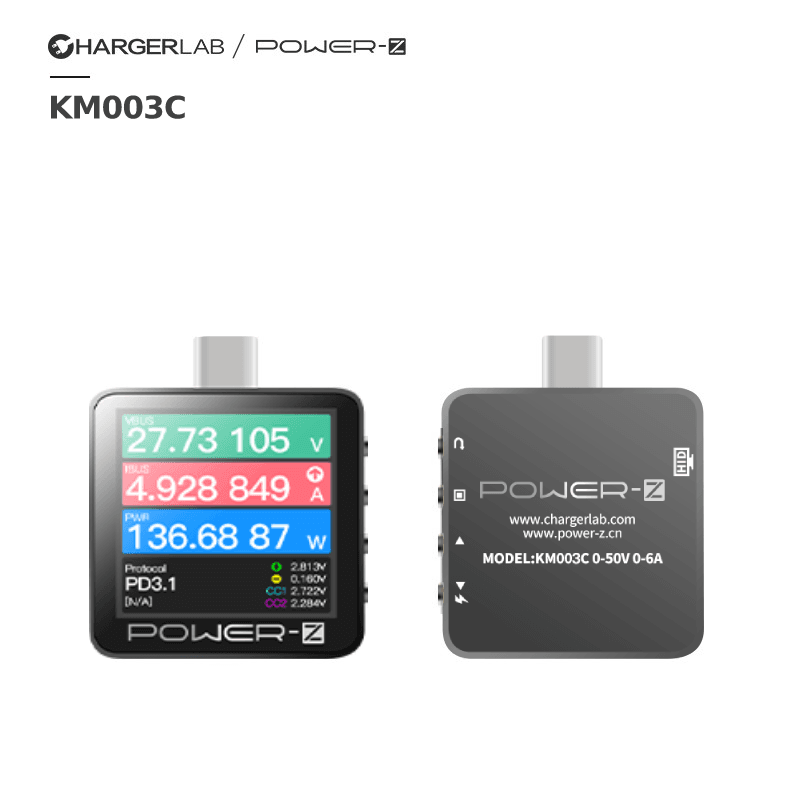 USB Current Voltage Tester Mobile Charger PD Protocol Trigger Detector KM003C