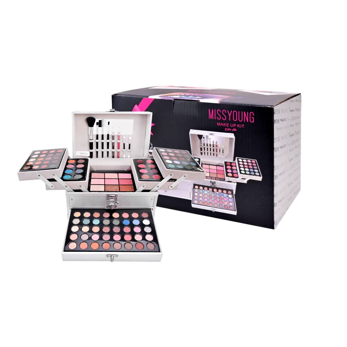 Best-selling Cosmetic Set Makeup Kit Eyeshadow Palette Lip Gloss Lip Liner Blush Combo Makeup Set