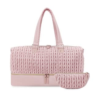 Qiaoxiu Mother & Baby Travel Diaper Bag, Large Capacity Double-Layer Mom Bag, Shoulder Crossbody Fashionable Diaper Bag