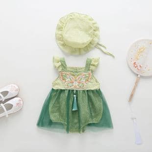 Summer Baby Crawling Bodysuit Cross-border Ins Hot Style Infant Bodysuit Newborn Dress Triangle Bodysuit