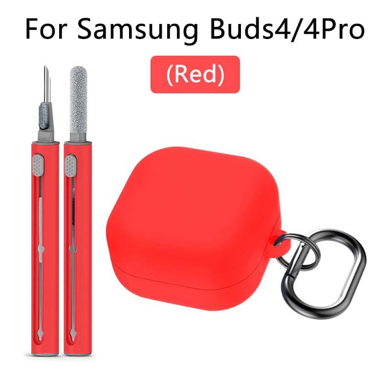 Samsung Buds4 Pro Earphone Protective Case, Full-Cover Soft Earphone Case with Lanyard, Buds4 Transparent Protective Case