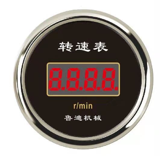 Tachometer for roller speed measurement, transmission shaft speed with one sensing point, harvester tachometer