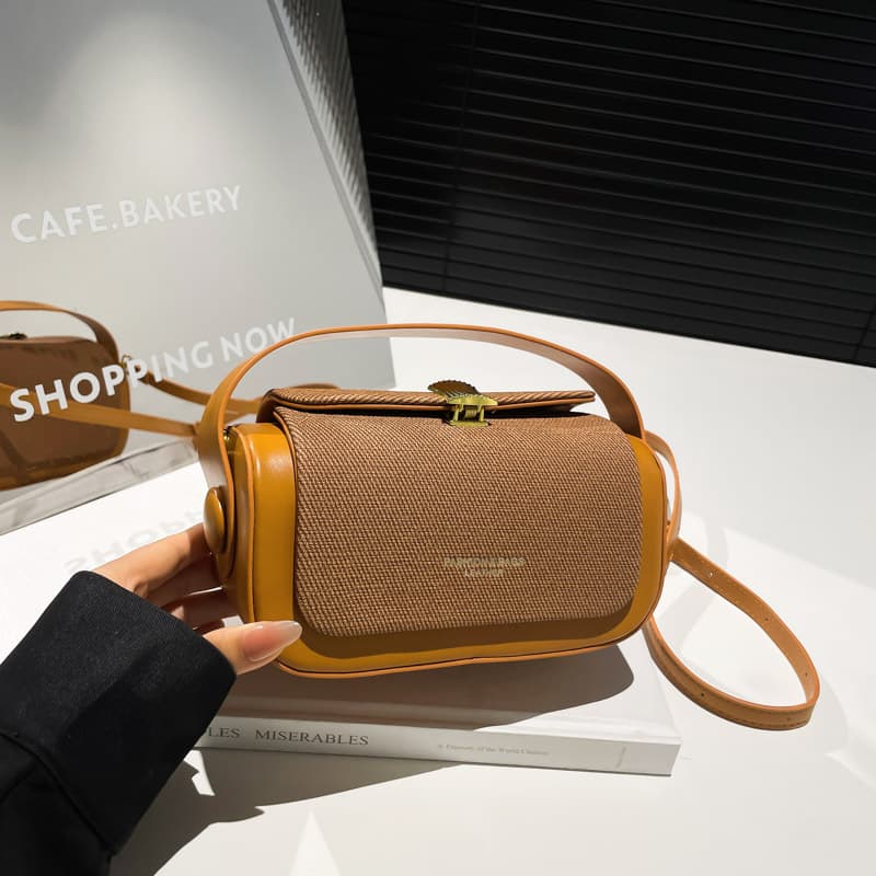 New Large Bag Light Luxury Ins Style Chinese Elegant High-End Little Chanel Style Women's Single Shoulder Crossbody Bag Versatile Fashion Women