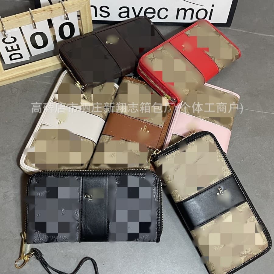 Women's Wallet, Card Holder, Coin Purse, Long Wallet, Multi-Card Slot, ID Handbag, Anti-Demagnetization