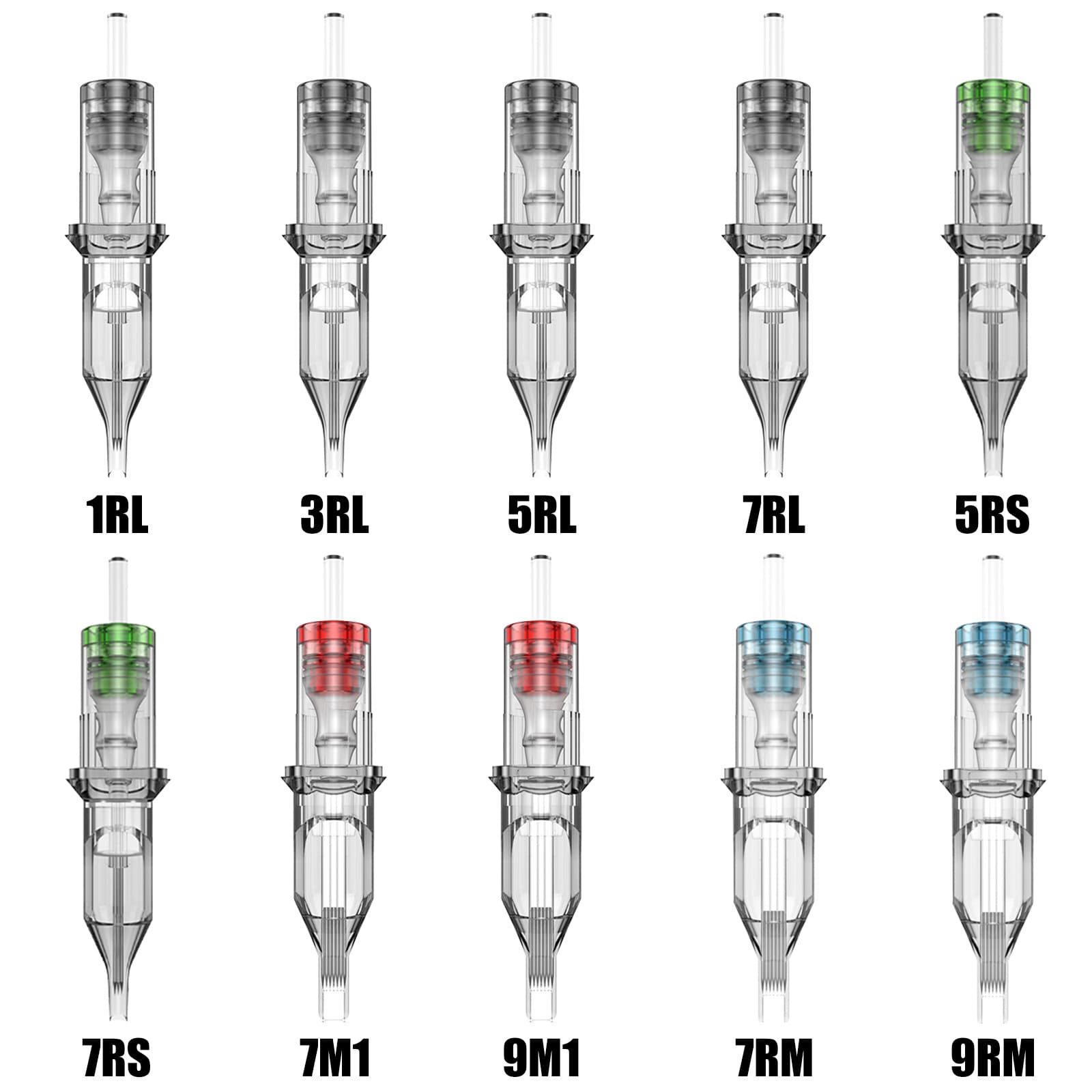 Cross-border Hot Selling Tattoo Integrated Needle Mixed Model Tattoo Cartridge with Packaging Compatible with Tattoo Pen Tattoo Tools