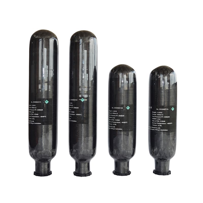 Carbon Fiber Gas Cylinder Fire Emergency Rescue High-Pressure Cylinder 30MPa Cylinder Charging Air Fire Rescue Life-Saving Accessories