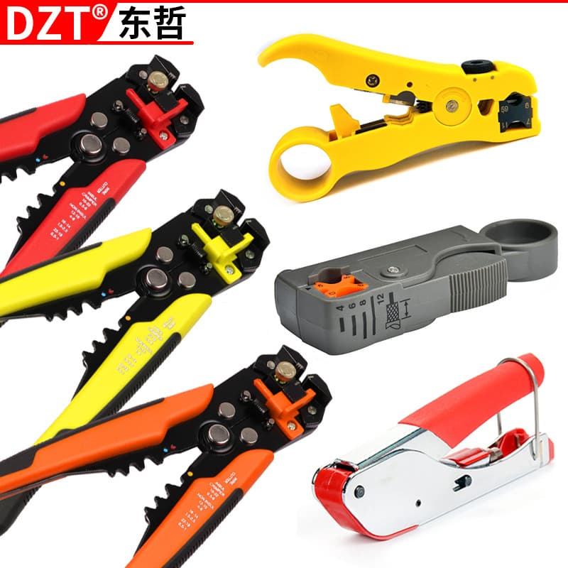 5-in-1 8-Inch Multi-Function Manual Wire Stripping Pliers, Cutting and Crimping Pliers, Wire Stripper