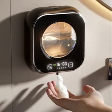 Automatic Sensor Hand Sanitizer Dispenser, Smart Sensor Wall-Mounted Foam Soap Dispenser, Dishwashing Liquid Dispenser, Children's Cleaning Machine